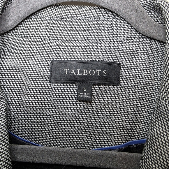 Talbots Westport Textured Two-Button Blazer Sz 6 - Picture 5 of 9